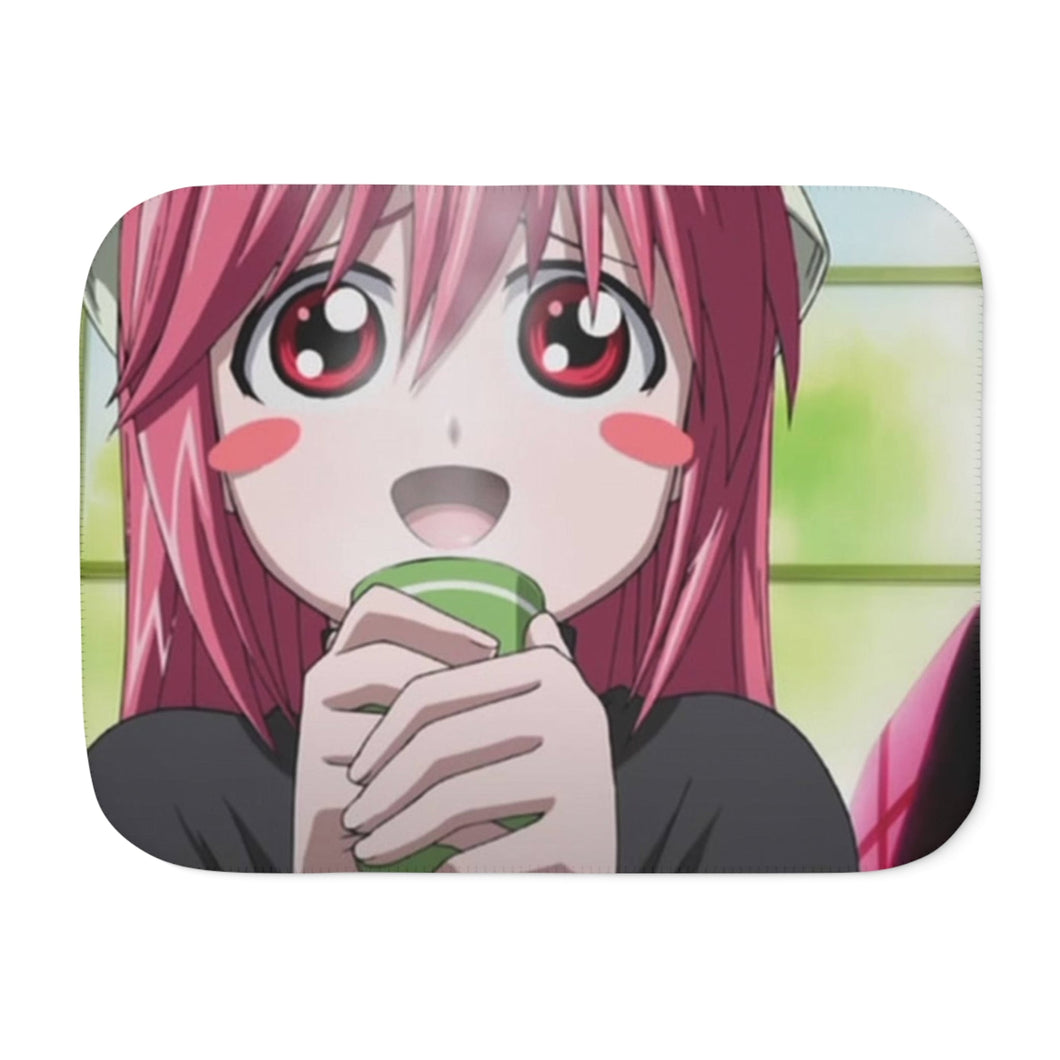 Anime Elfen Liedr Sherpa Blanket