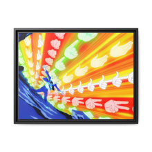 Load image into Gallery viewer, Power of Hand Signs Canvas Framed Art Print
