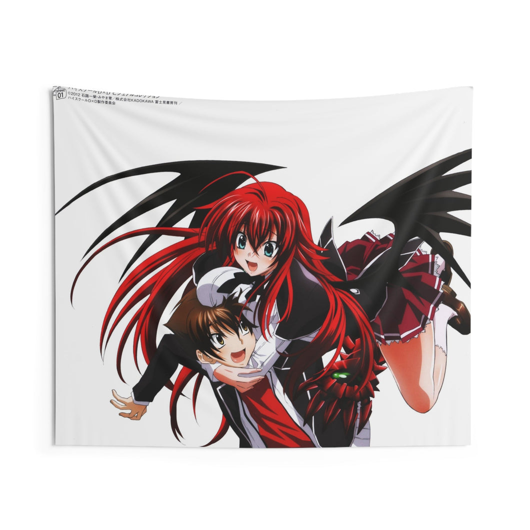 High School DxD Rias Gremory, Issei Hyoudou, Ddraig Indoor Wall Tapestry