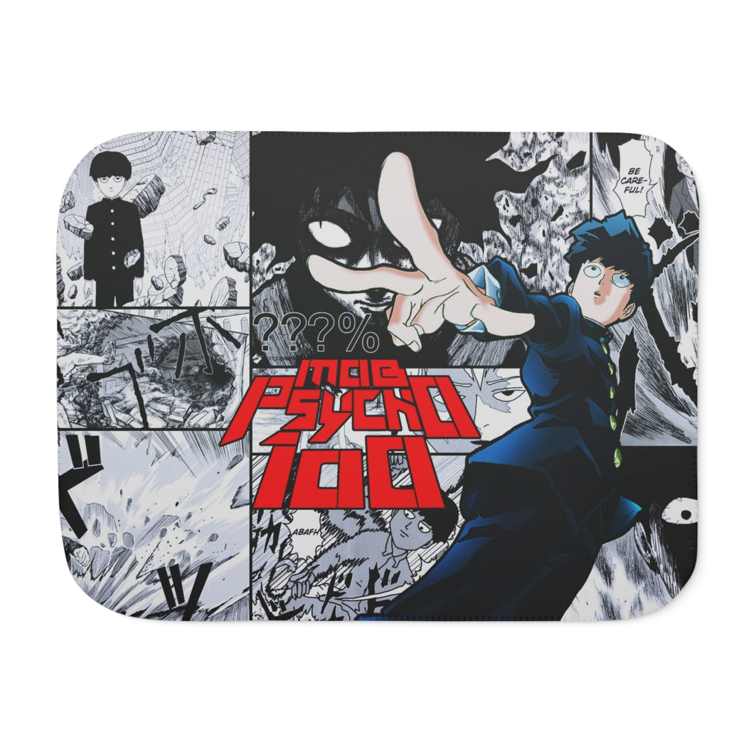 Mob Psycho 100 Shigeo Kageyama Sherpa Blanket