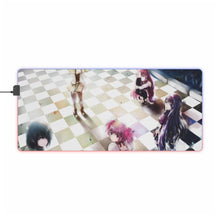 Load image into Gallery viewer, Puella Magi Madoka Magica Homura Akemi, Madoka Kaname, Sayaka Miki, Mami Tomoe RGB LED Mouse Pad (Desk Mat)
