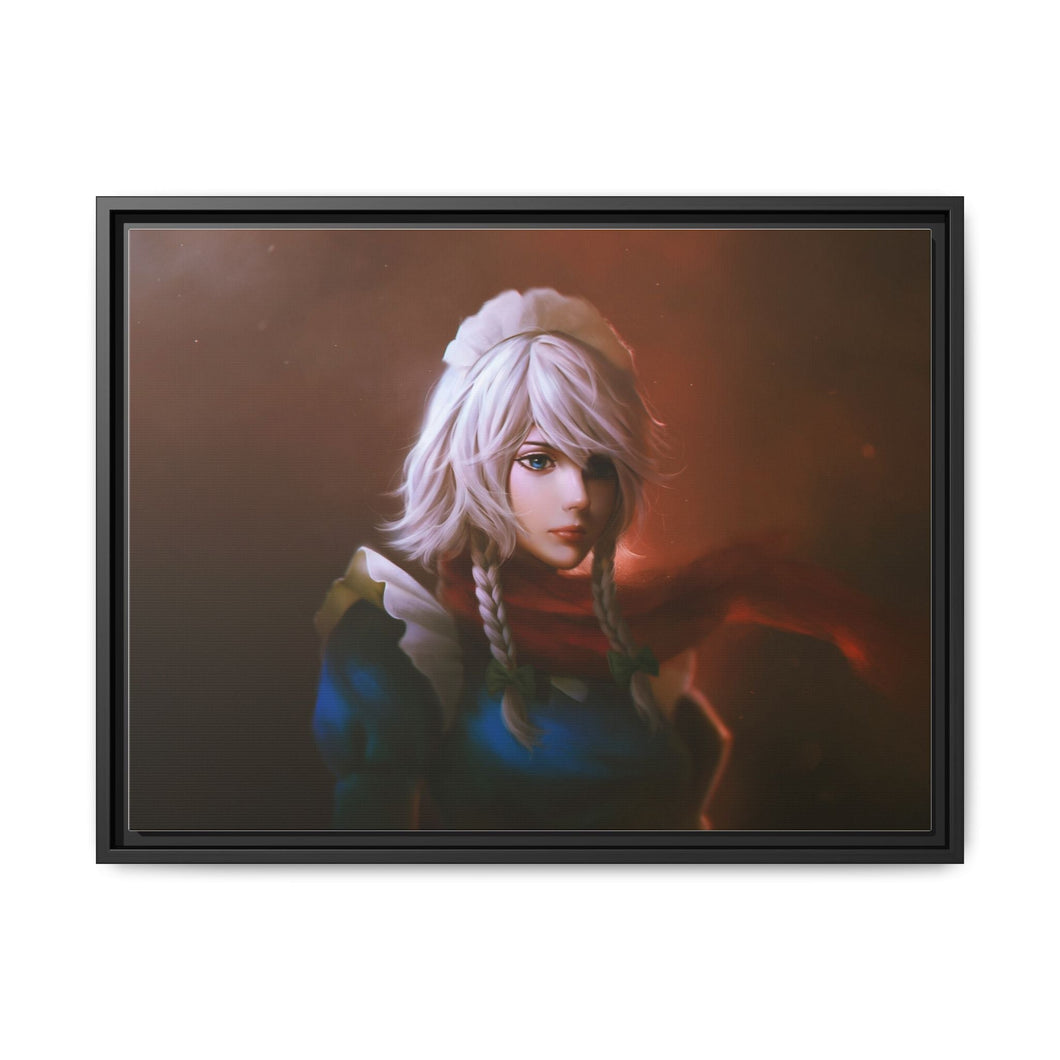 Touhou Canvas Framed Art Print