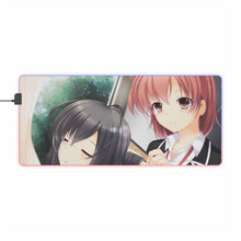Load image into Gallery viewer, My Teen Romantic Comedy SNAFU Yukino Yukinoshita, Yui Yuigahama RGB LED Mouse Pad (Desk Mat)
