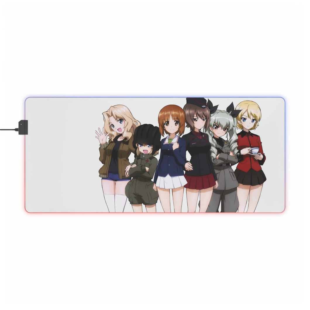 Girls und Panzer RGB LED Mouse Pad (Desk Mat)