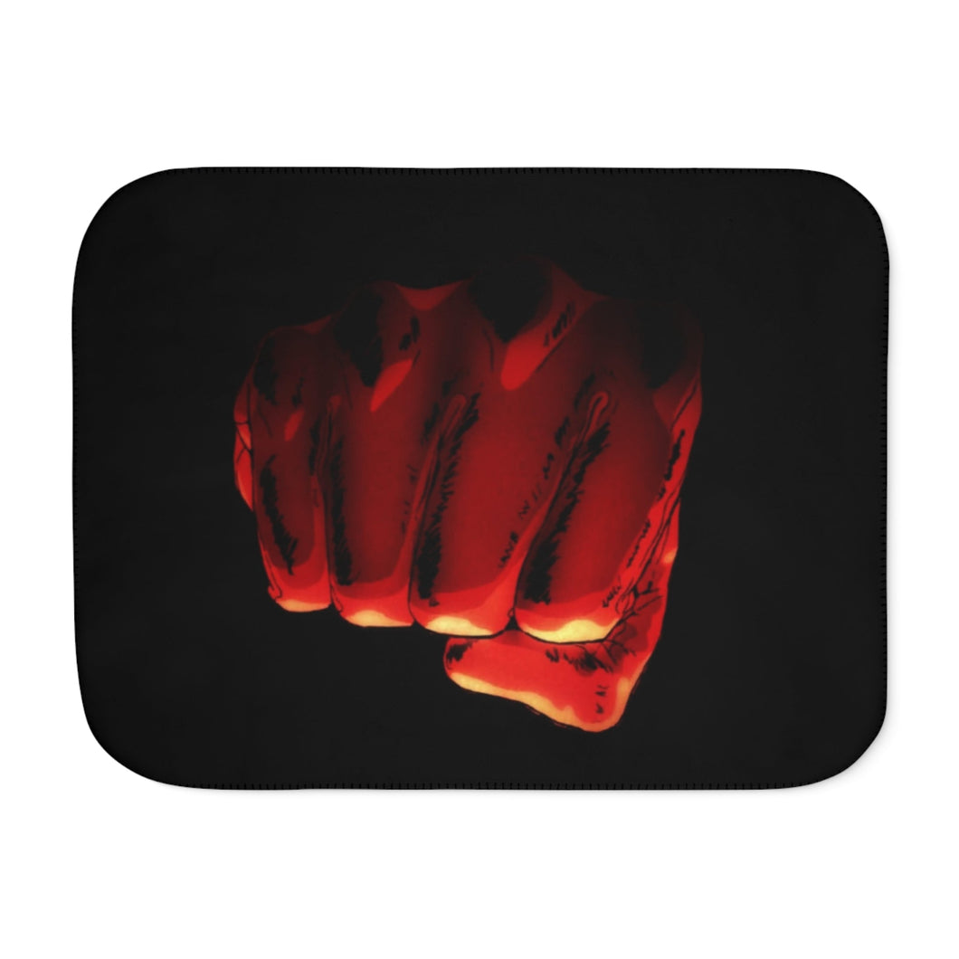 One Punch Man Saitama Sherpa Blanket