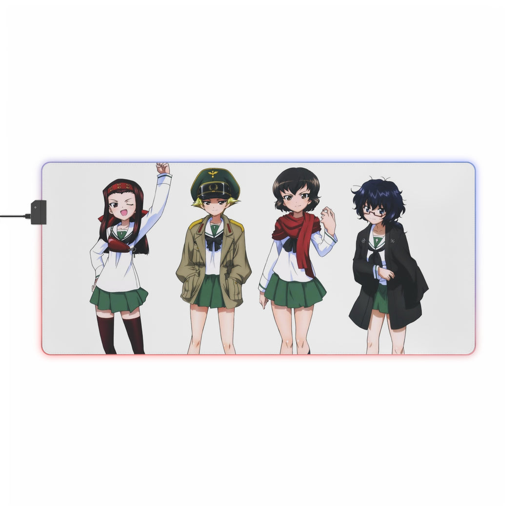 Girls und Panzer RGB LED Mouse Pad (Desk Mat)