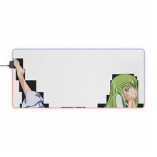 Load image into Gallery viewer, C.C. (Code Geass) RGB LED Mouse Pad (Desk Mat)
