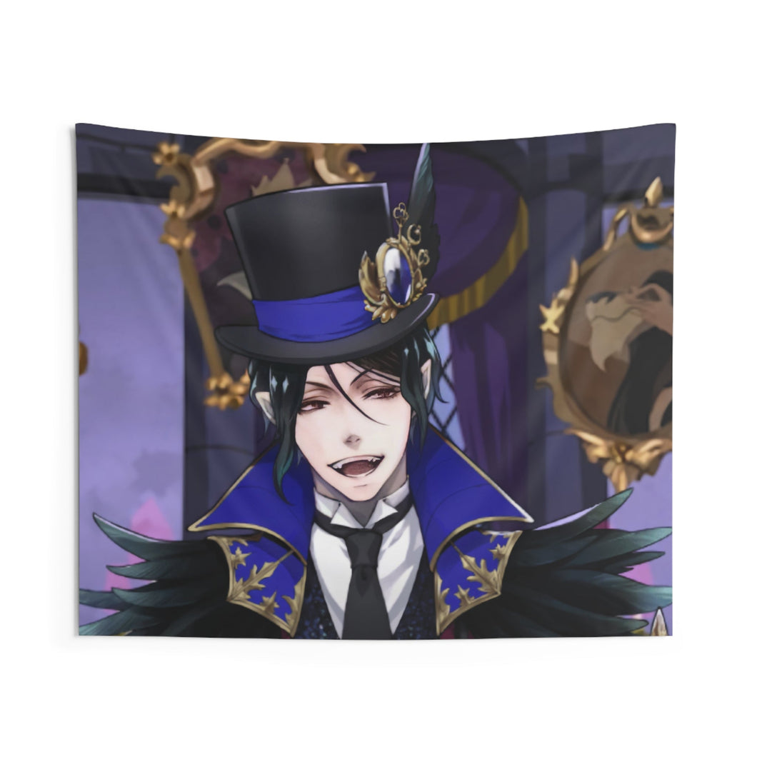 Black Butler Sebastian Michaelis Indoor Wall Tapestry