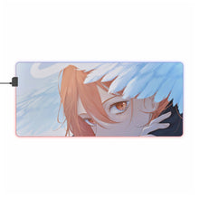 Load image into Gallery viewer, Anime Chainsaw Man RGB LED Mouse Pad (Desk Mat)
