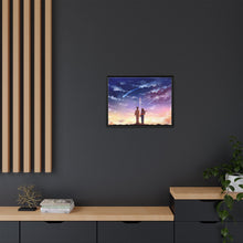 Load image into Gallery viewer, Anime Your Name. Canvas Framed Art Print
