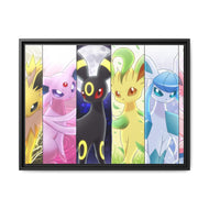 Eeveelution Canvas Framed Art Print