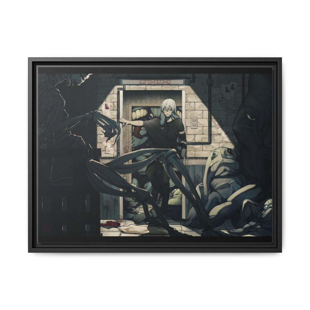 Mahito Canvas Framed Art Print