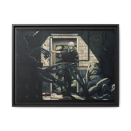 Mahito Canvas Framed Art Print
