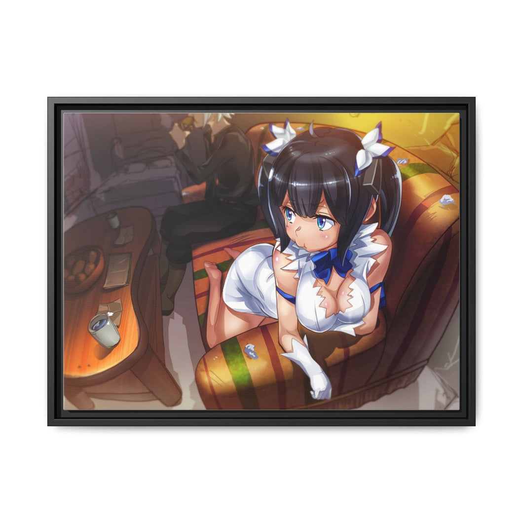 Bell and Hestia Canvas Framed Art Print