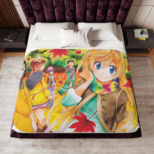 Load image into Gallery viewer, Nisekoi Chitoge Kirisaki, Kosaki Onodera, Seishirou Tsugumi, Marika Tachibana, Ruri Miyamoto Sherpa Blanket

