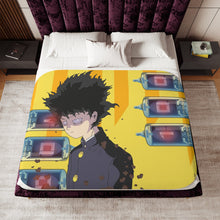 Load image into Gallery viewer, Mob Psycho 100 Shigeo Kageyama Sherpa Blanket
