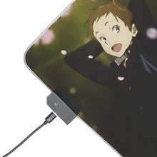 Load image into Gallery viewer, Hyouka Eru Chitanda, Satoshi Fukube, Mayaka Ibara RGB LED Mouse Pad (Desk Mat)
