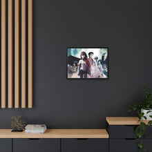 Load image into Gallery viewer, World Lines Clashing Canvas Framed Art Print
