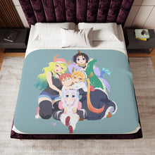 Load image into Gallery viewer, Miss Kobayashi&#39;s Dragon Maid Sherpa Blanket
