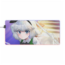 Load image into Gallery viewer, Youmu Konpaku RGB LED Mouse Pad (Desk Mat)
