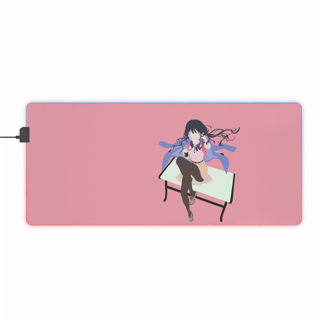 Masamune-kun's Revenge Aki Adagaki RGB LED Mouse Pad (Desk Mat)