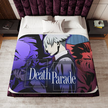 Load image into Gallery viewer, Anime Death Parade Sherpa Blanket
