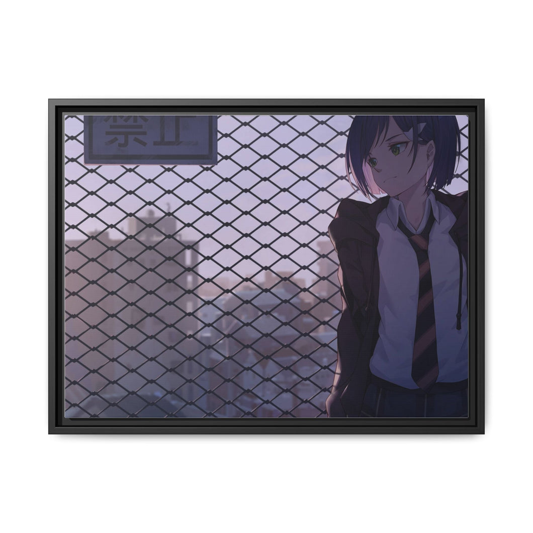 Anime Darling in the FranXX Canvas Framed Art Print