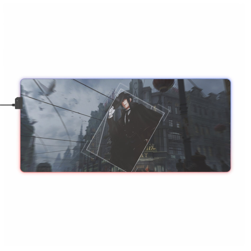 Sebastian Michaelis Kuroshitsuji RGB LED Mouse Pad (Desk Mat)