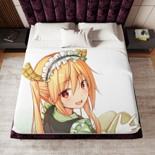 Load image into Gallery viewer, Miss Kobayashi&#39;s Dragon Maid Kobayashi San Chi No Maid Dragon, Tohru Sherpa Blanket

