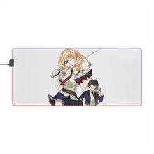 Load image into Gallery viewer, Anime Armed Girl's Machiavellism RGB LED Mouse Pad (Desk Mat)

