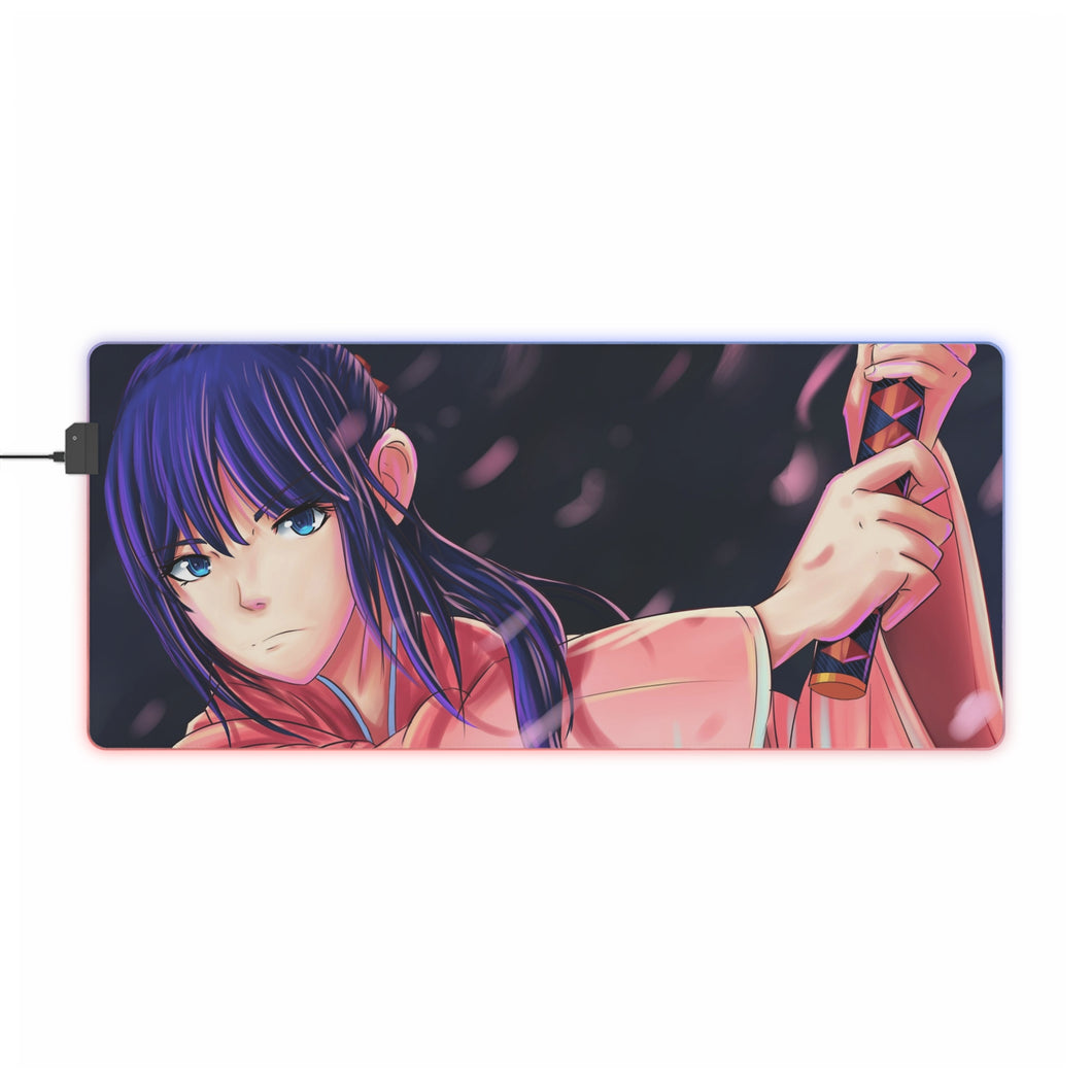 Anime Rurouni Kenshin RGB LED Mouse Pad (Desk Mat)