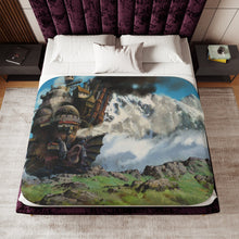 Load image into Gallery viewer, The walking castle Sherpa Blanket
