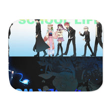 Load image into Gallery viewer, School Life &amp; Demons Sherpa Blanket
