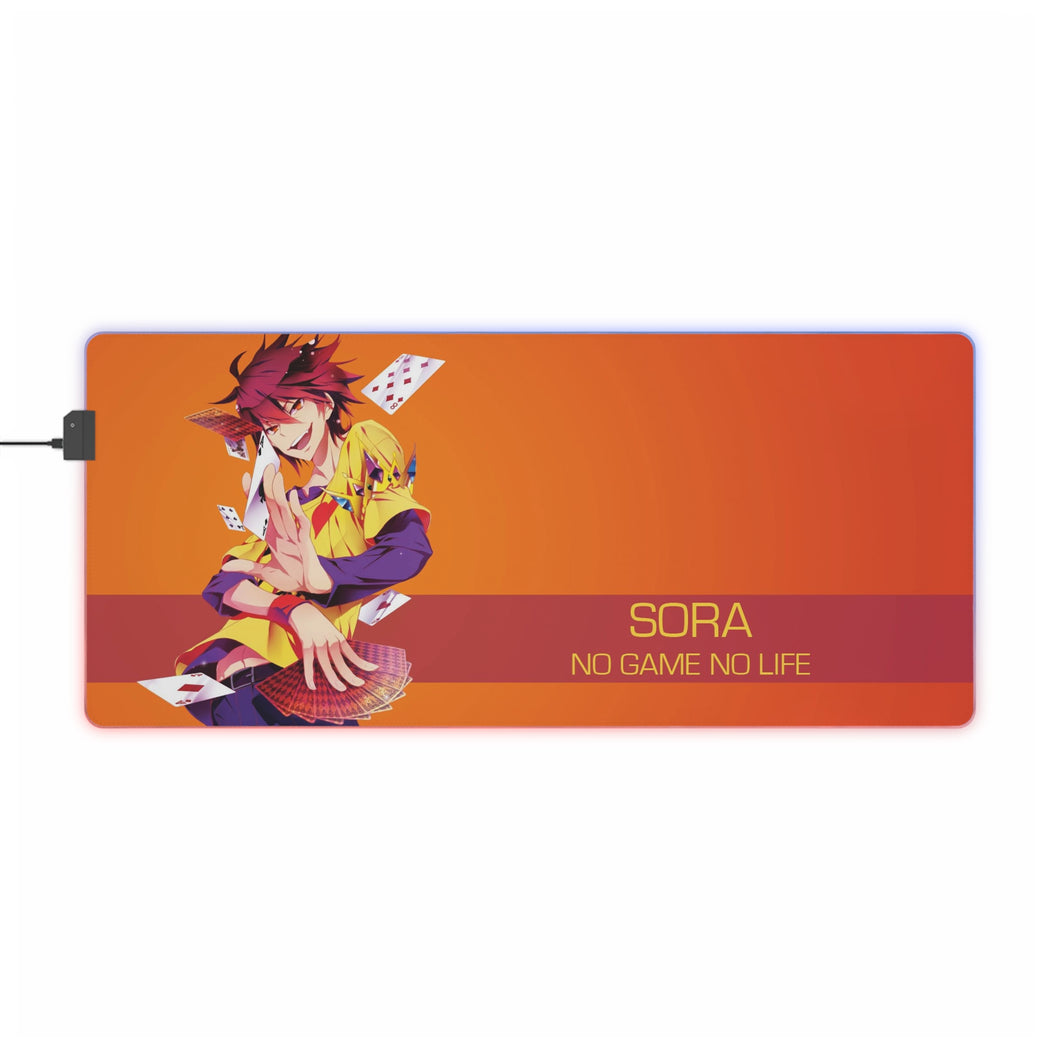 Sora (No Game No Life) RGB LED Mouse Pad (Desk Mat)