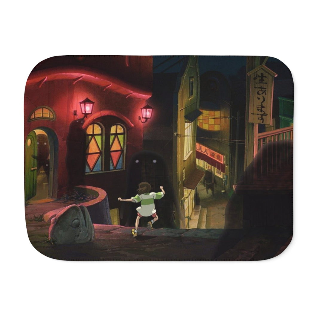 Anime Spirited Away Sherpa Blanket