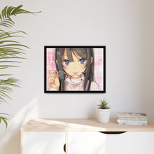 Load image into Gallery viewer, Rascal Does Not Dream Of Bunny Girl Senpai Canvas Framed Art Print
