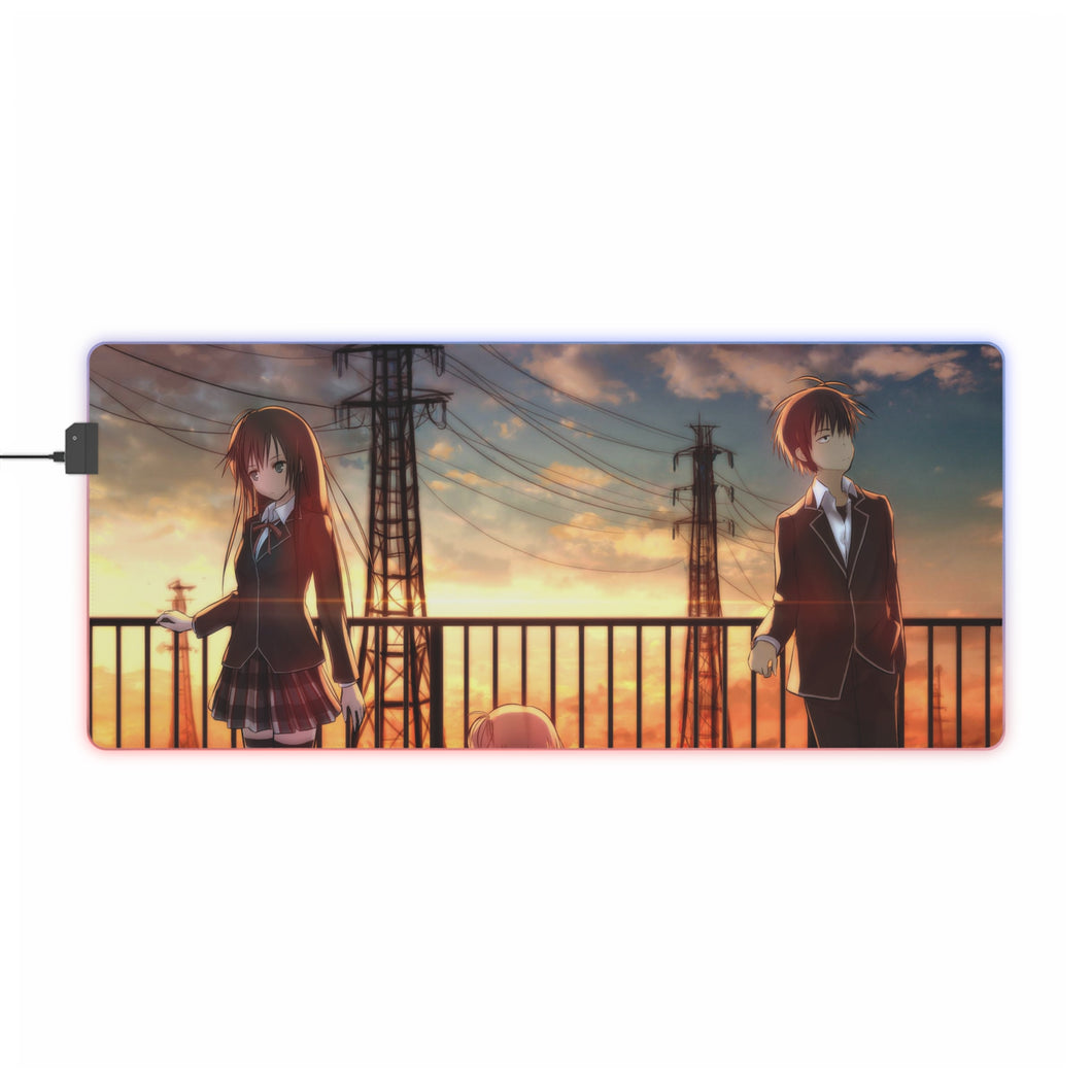My Teen Romantic Comedy SNAFU Hachiman Hikigaya, Yukino Yukinoshita, Yui Yuigahama RGB LED Mouse Pad (Desk Mat)