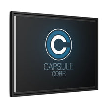 Load image into Gallery viewer, Capsule Corporation Canvas Framed Art Print
