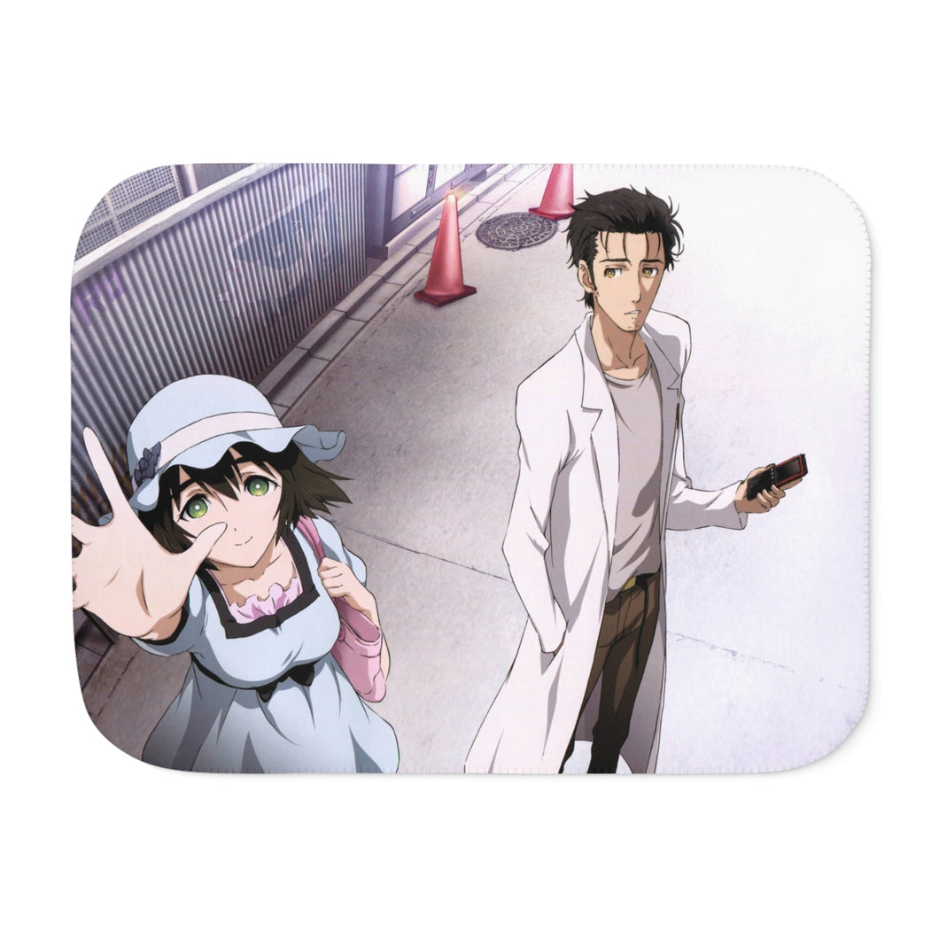 Mayuri and Okabe Sherpa Blanket