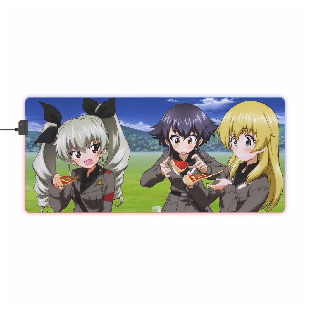 Girls und Panzer RGB LED Mouse Pad (Desk Mat)