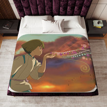 Load image into Gallery viewer, Anime Spirited Away Sherpa Blanket
