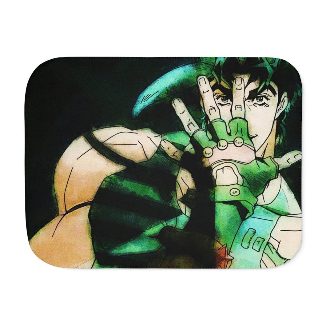Anime Jojo's Bizarre Adventure Sherpa Blanket