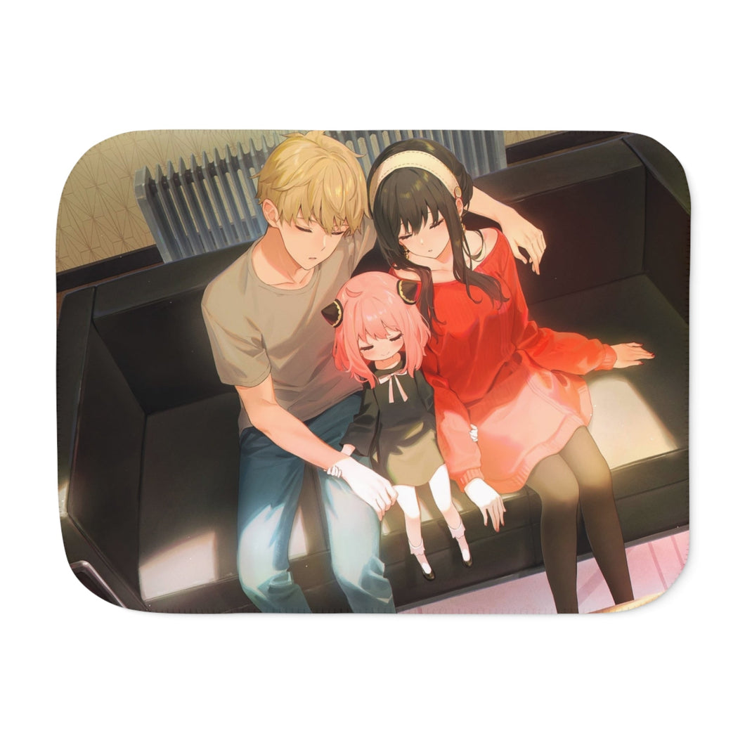 Spy X Family Sherpa Blanket