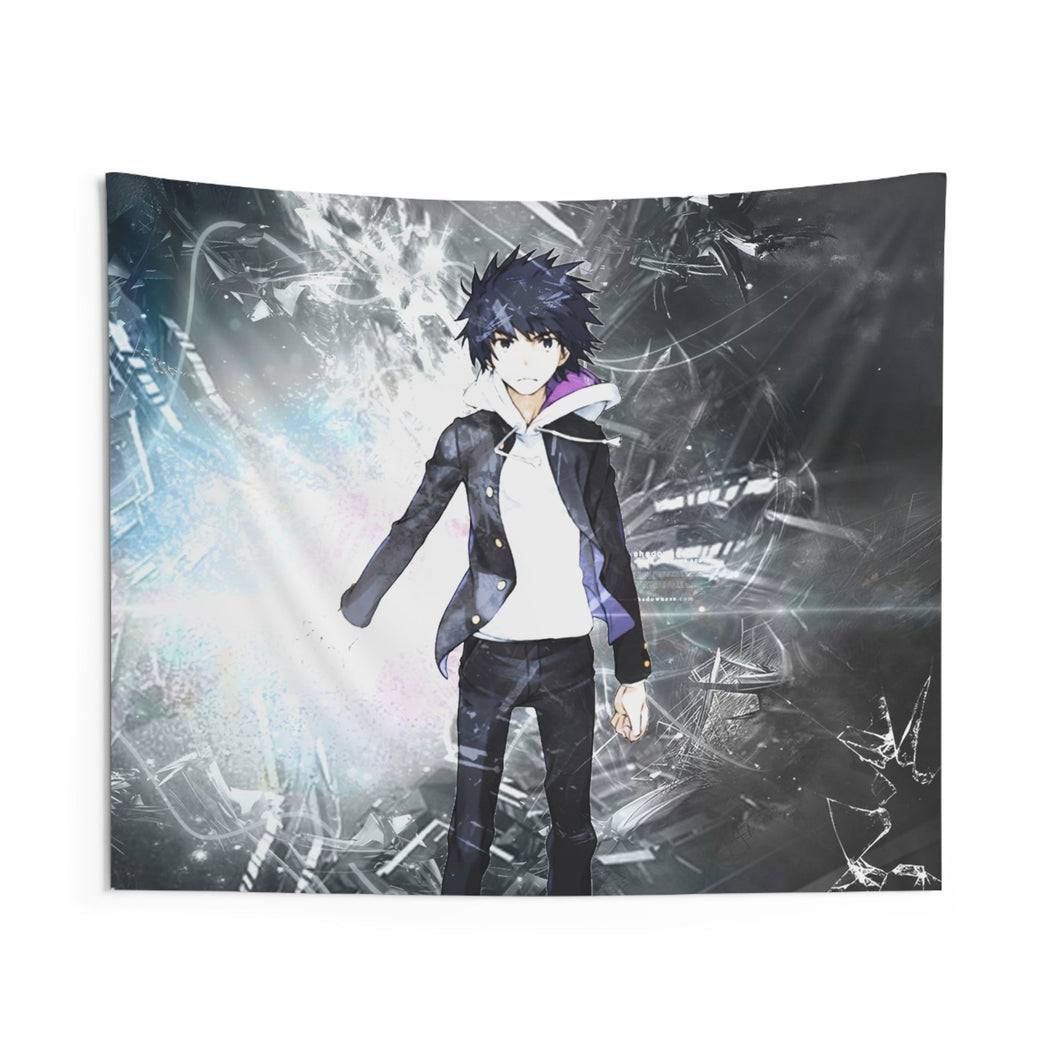 A Certain Magical Index Kamijou Touma Indoor Wall Tapestry
