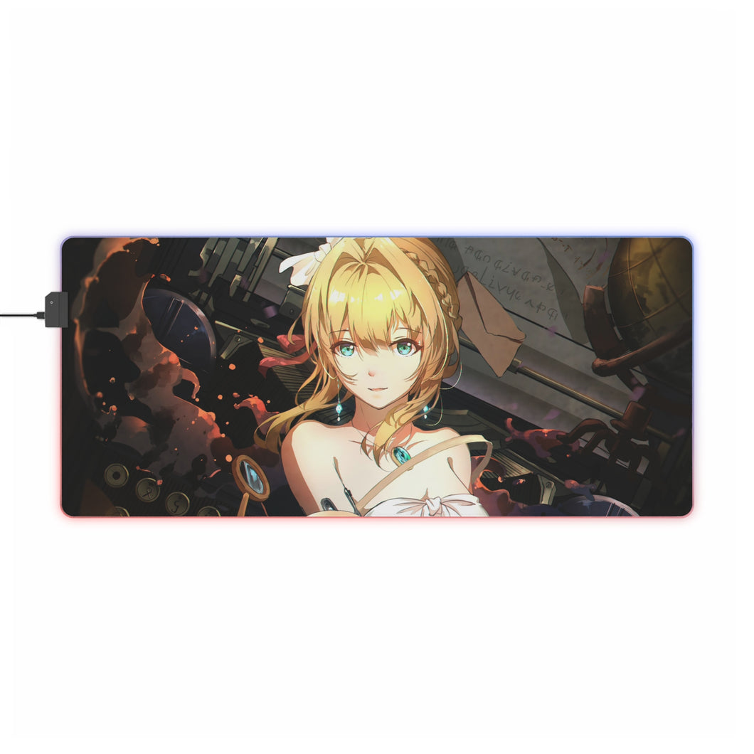 Violet Evergarden RGB LED Mouse Pad (Desk Mat)
