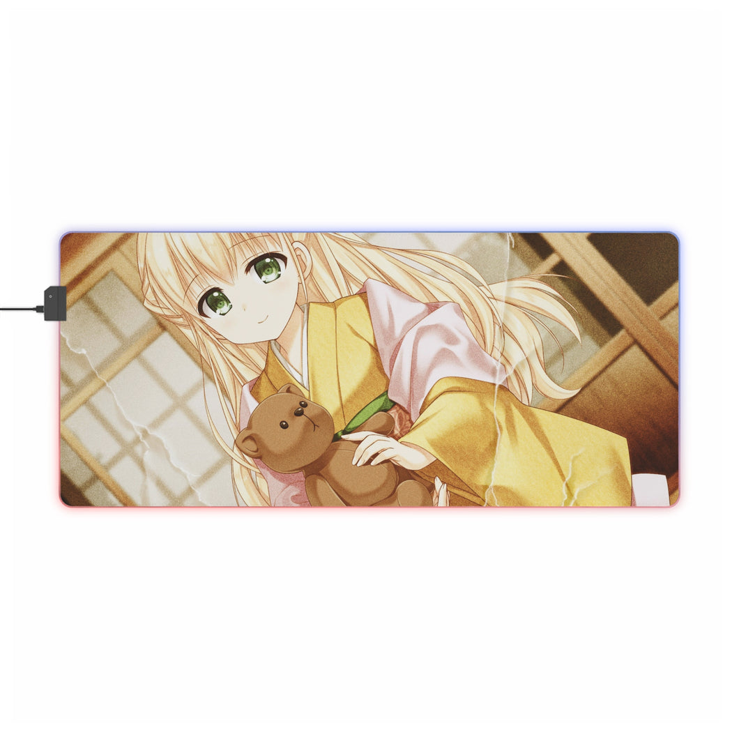 Anime Summer Pockets RGB LED Mouse Pad (Desk Mat)