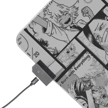 Load image into Gallery viewer, My Hero Academia manga wallpaper RGB LED Mouse Pad (Desk Mat)
