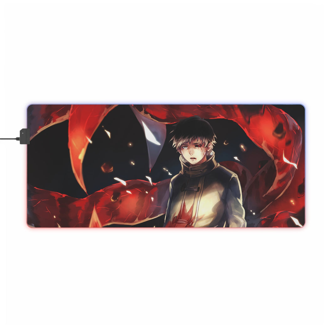 Tokyo Ghoul Ken Kaneki RGB LED Mouse Pad (Desk Mat)