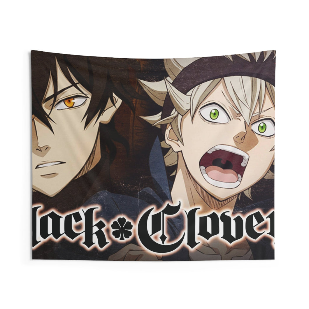 Black Clover Asta, Yuno Indoor Wall Tapestry