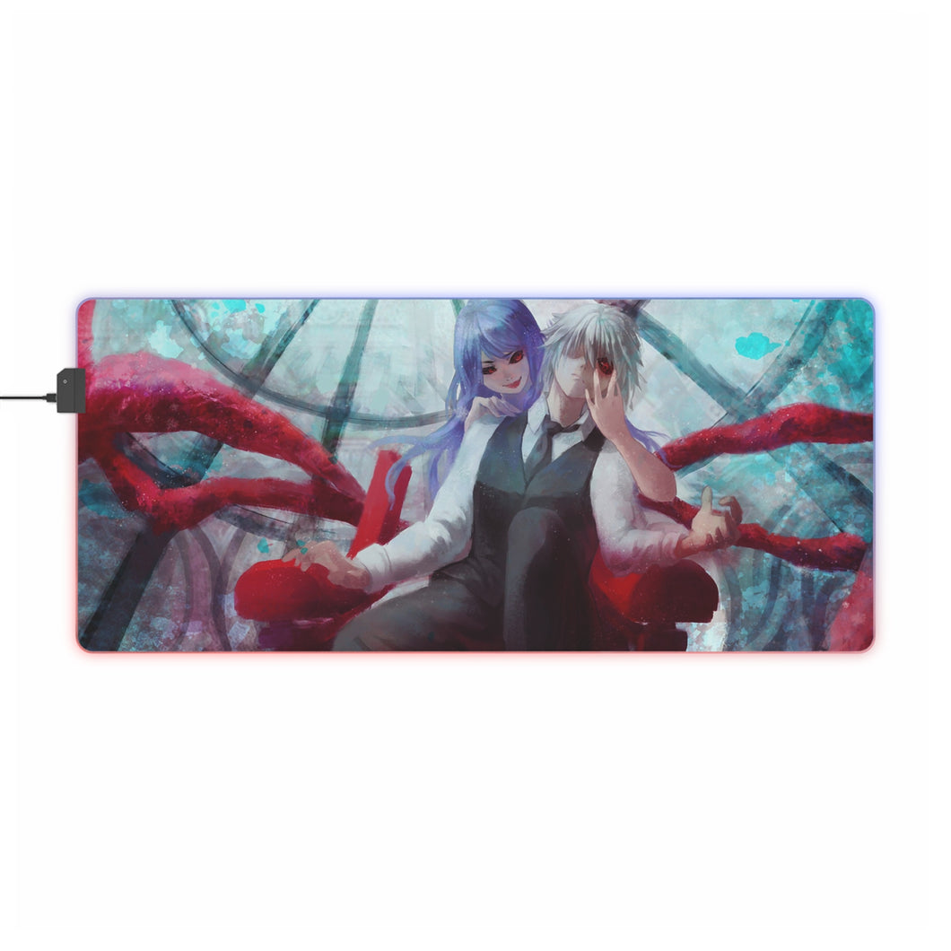 Anime Tokyo Ghoul RGB LED Mouse Pad (Desk Mat)
